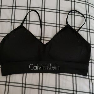 New Calvin Klein Black Bra